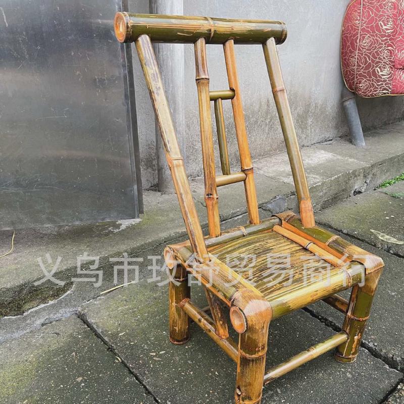 桌子煮茶餐桌小桌子配椅子竹椅竹桌氛围感围炉