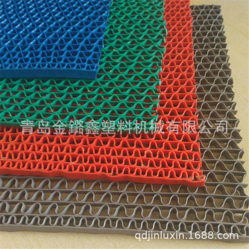 卫生间防滑地垫PVC塑料淋浴垫镂空疏水踩脚垫入户室外防水地垫