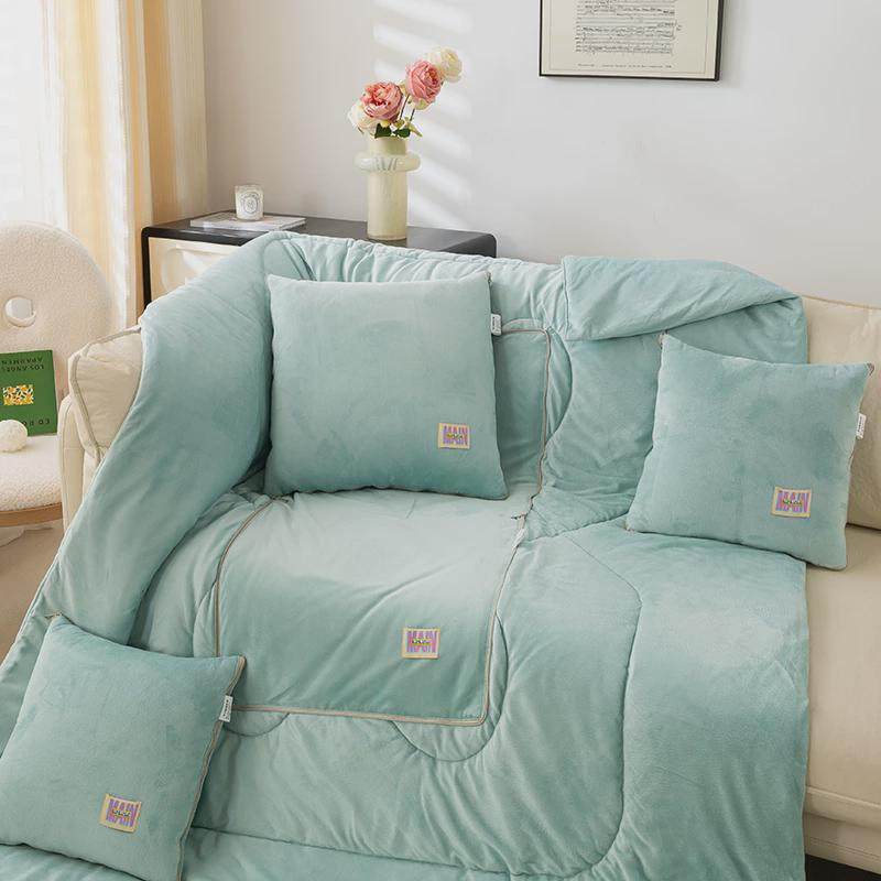 加绒加厚抱枕被子两用办公室多功能午睡毯子空调被多功能汽车靠枕,居家布艺,抱枕被,淘宝优惠券,粉丝福利购,淘宝优惠卷