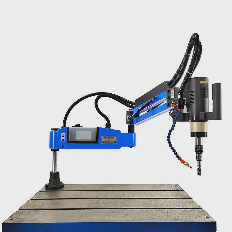 美棱电动攻丝机伺服数控智能攻牙机全自动台式悬臂高速万向丝攻机