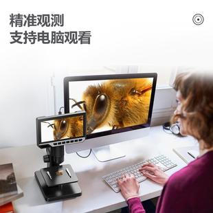 热销厂家批发带7寸高清新品 显 屏显微镜工业显微镜电子显微镜数码