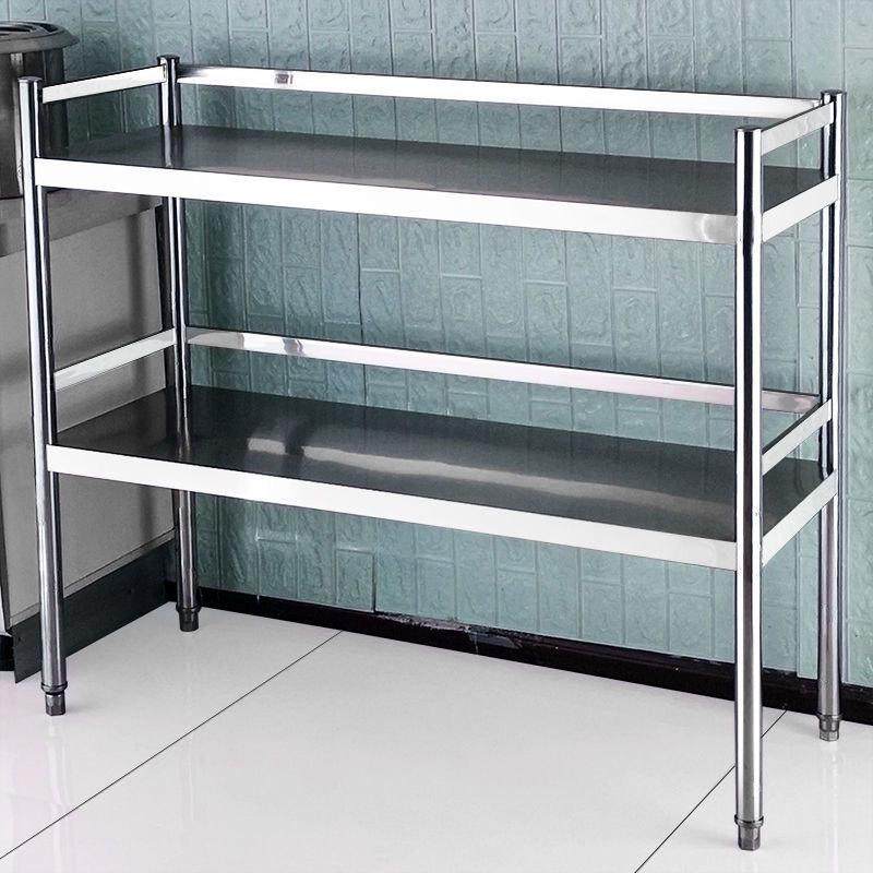 cs不锈钢带护栏置物架二层厨房落地多层收纳架子双层微波炉多功能,畜牧/养殖物资,特种养殖设备,淘宝优惠券,粉丝福利购,淘宝优惠卷