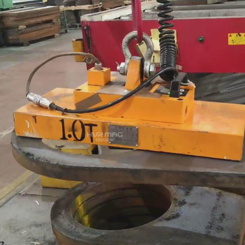 定制永磁吸盘磁力吊小型电永磁起重器铁板起重磁铁吊具悍威电控