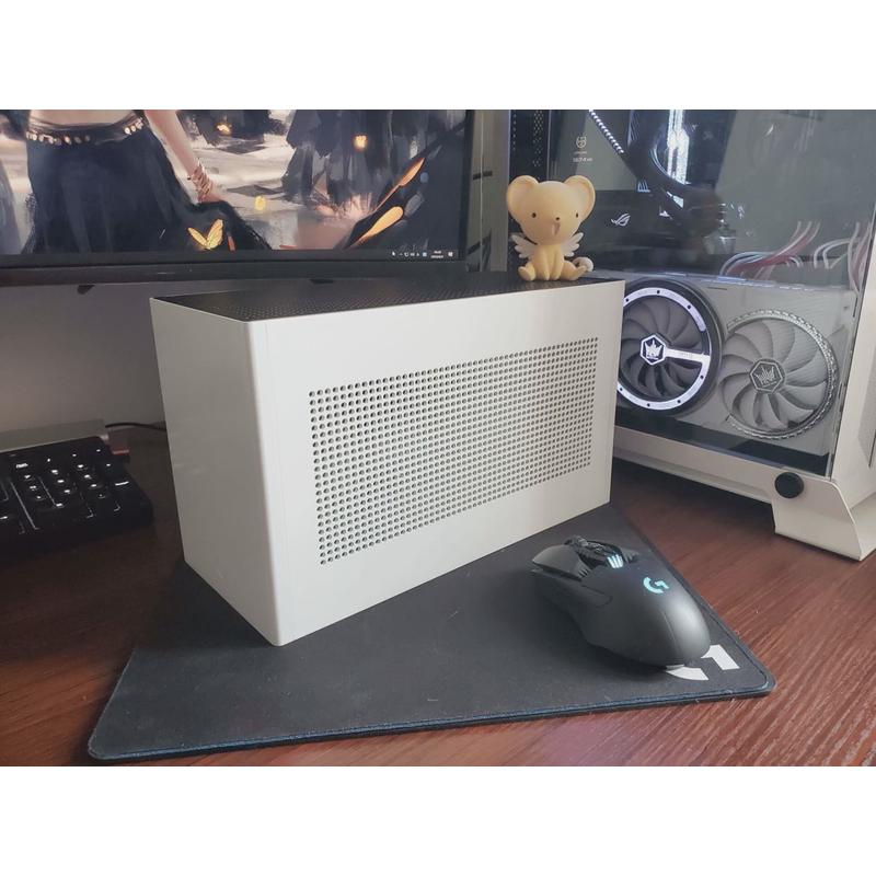 三槽itx小机箱a4厚显卡SFX电源diy240水冷mini亚克力侧透ghost s1