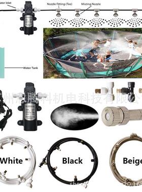 花园洒水灌溉喷雾套装 快插式可拆卸喷嘴 雾化降温除尘6-18m