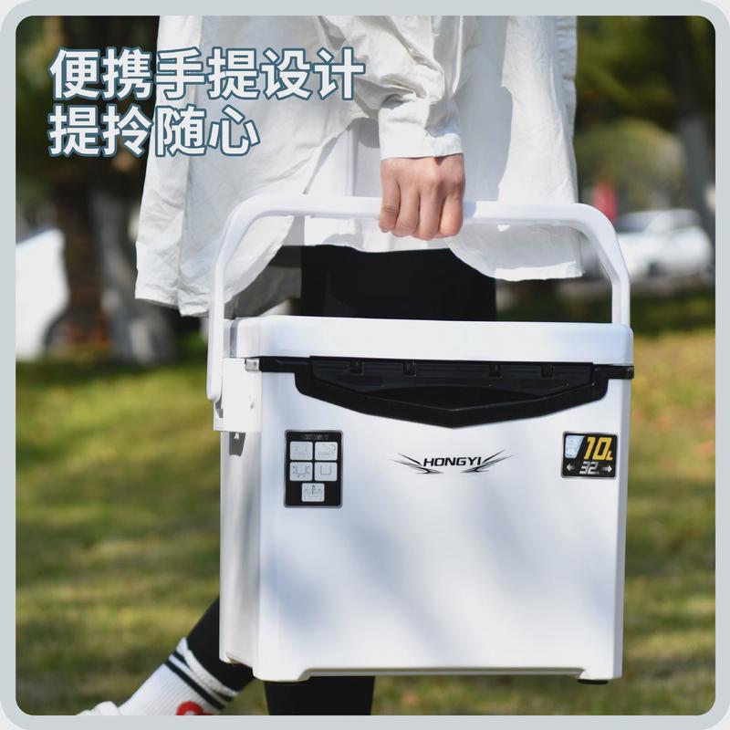 便携式外卖保冷箱车载户外冰桶冷藏箱钓鱼家用轻奢保鲜箱保温箱