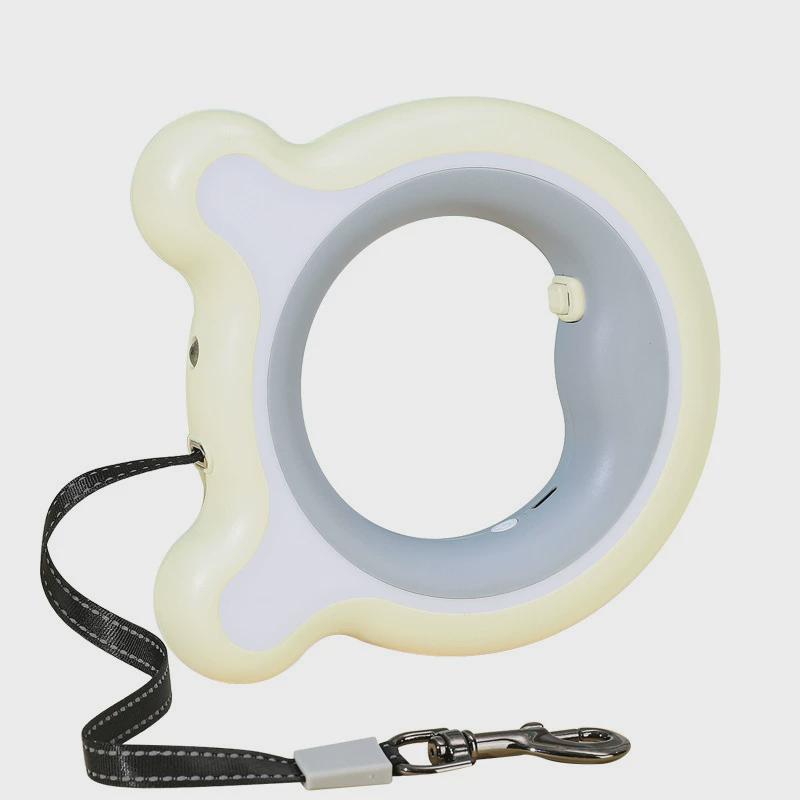 狗狗牵引绳遛狗绳子自动可伸缩泰迪带灯中小型犬夜晚柯基宠物用品