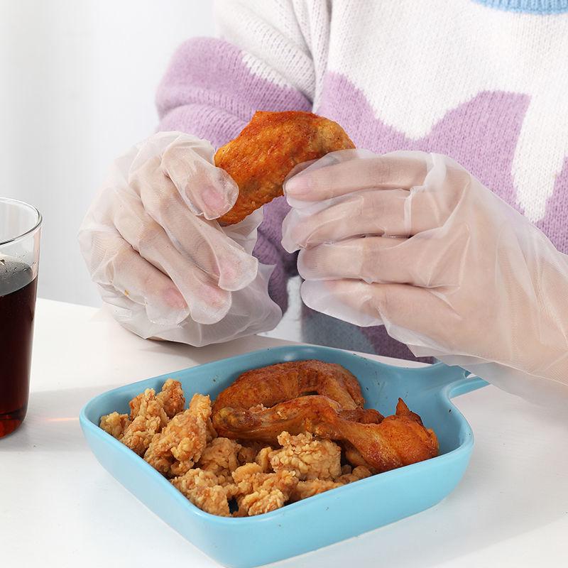 俊达塑料一次性手套43元10包包邮加厚聚乙烯pe磨砂型餐饮通用手套