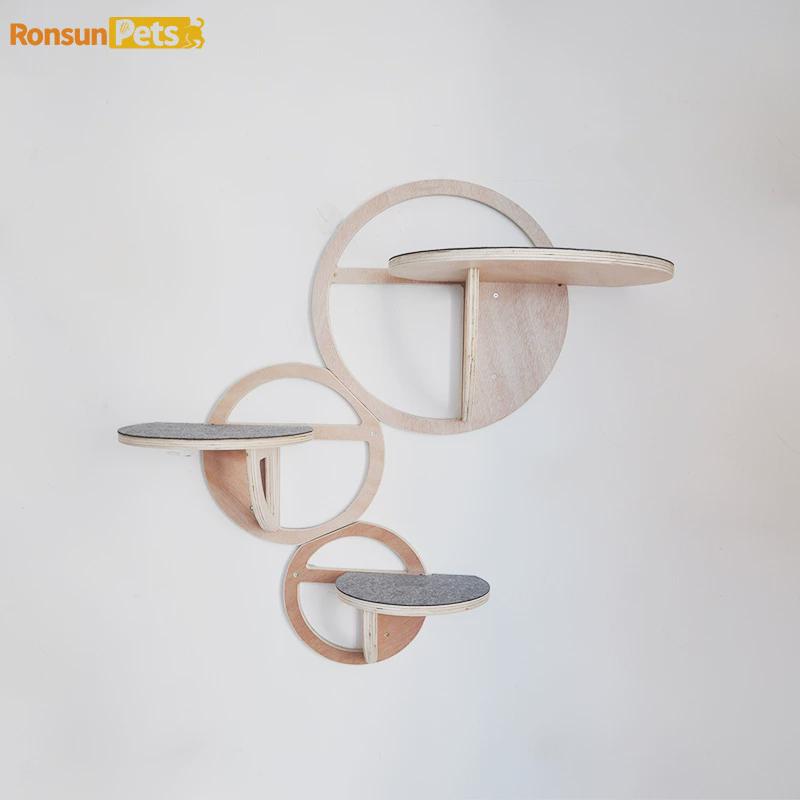 热销高小猫窝猫树猫抓板一体式猫跳台栖息台墙上猫爬架猫爬架型猫