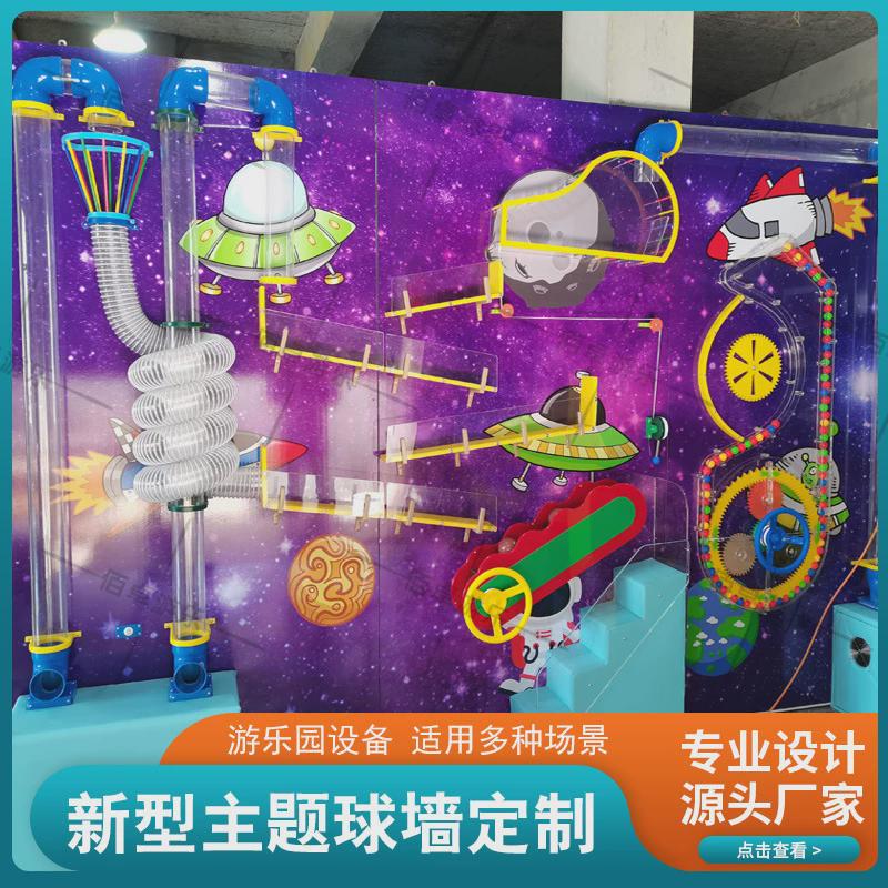 室内儿童乐园球乐堡墙面海洋球操作板互动球幼儿园墙音乐主题设备