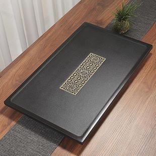 80*40*3cm实木茶桌茶台嵌入内嵌镶嵌金石材茶盘大理石配件直排水