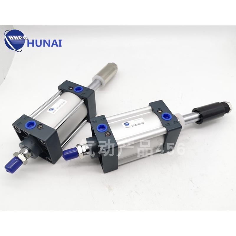 亚德客型小型气动标准推力大可调气缸scj80x25x50x75x100x150x200