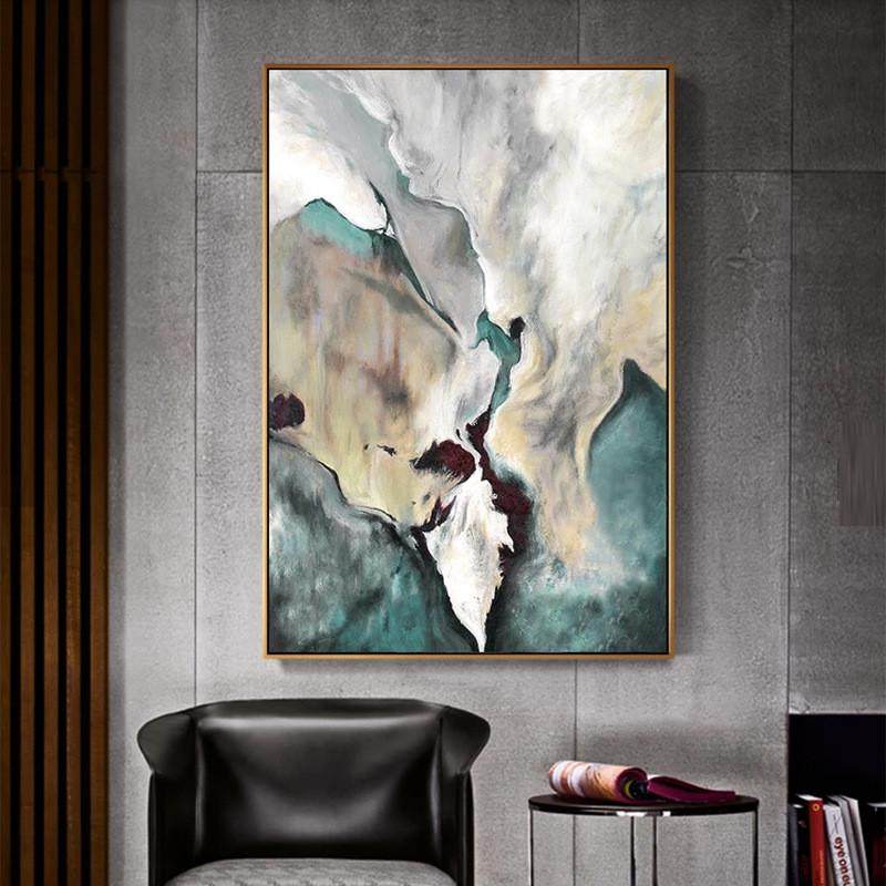 大幅竖版北欧美式抽象色彩墙画现代简约装饰画挂画连廊走廊玄关,家居饰品,现代装饰画,淘宝优惠券,粉丝福利购,淘宝优惠卷