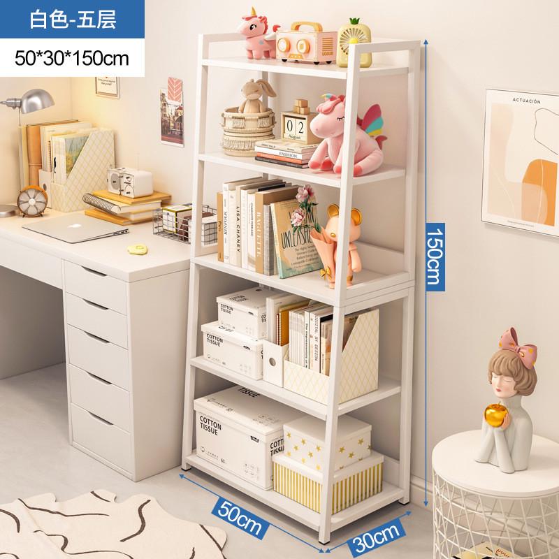 9qxc床头置物架落地多层收纳架子靠墙卧室斜梯形客厅房间柜子床边