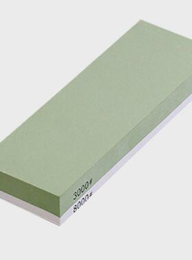 400/10003000/8000双面套装磨刀石白刚玉带底座家用精磨油石条