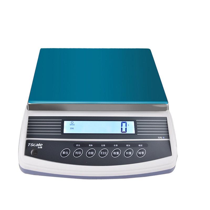 台衡惠而邦电子计重秤JSC-QHW-3/6/15/30kg*0.1g工业连接电脑桌称