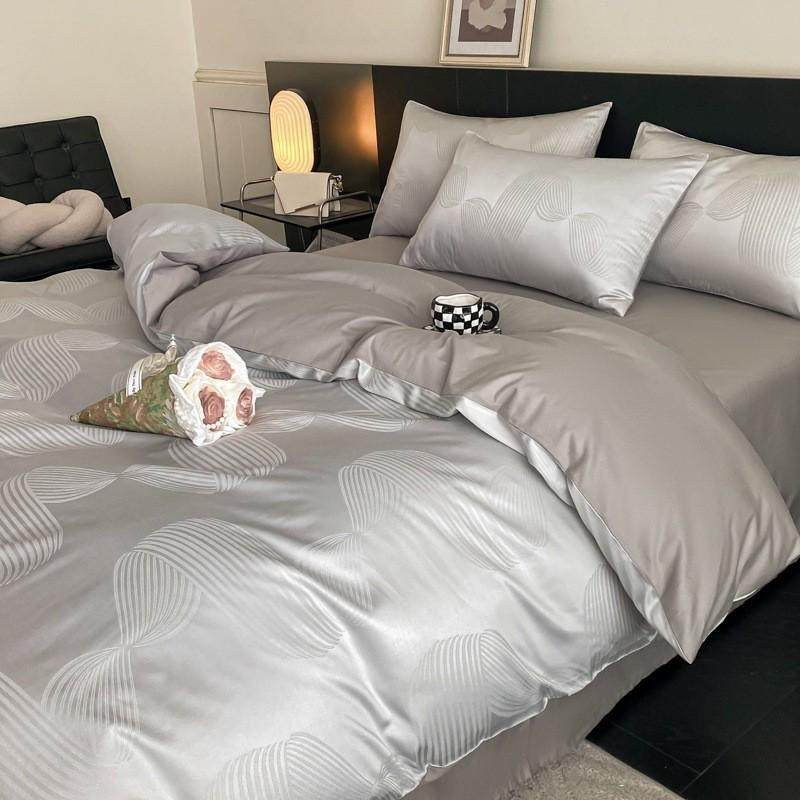 轻奢高级感莱赛尔天丝床上四件套夏季床上用品冰丝滑裸睡被套床单,床上用品,床品套件/四件套/多件套,淘宝优惠券,粉丝福利购,淘宝优惠卷