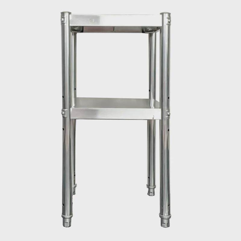 两层不锈钢正方形二层厨房置物架灶台支架落地双层烤箱收纳架子2,厨房/烹饪用具,厨房置物架/置物柜/角架,淘宝优惠券,粉丝福利购,淘宝优惠卷