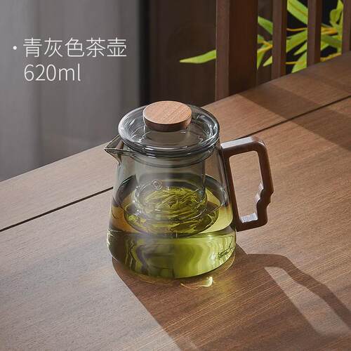 q683玻璃茶具套装家用轻奢颜值茶盘台客厅功夫小茶杯喝茶煮泡