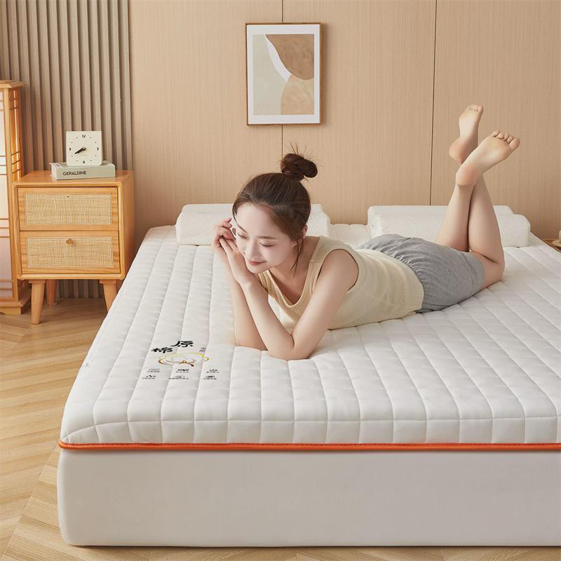 跨境乳胶记忆海绵床垫天然出租房学生上下铺褥子榻榻米透气软床垫