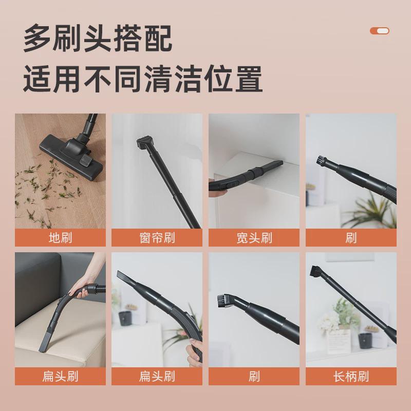 吸尘器家用大吸力大功率强力小型静音干湿两用桶式吸尘机工业