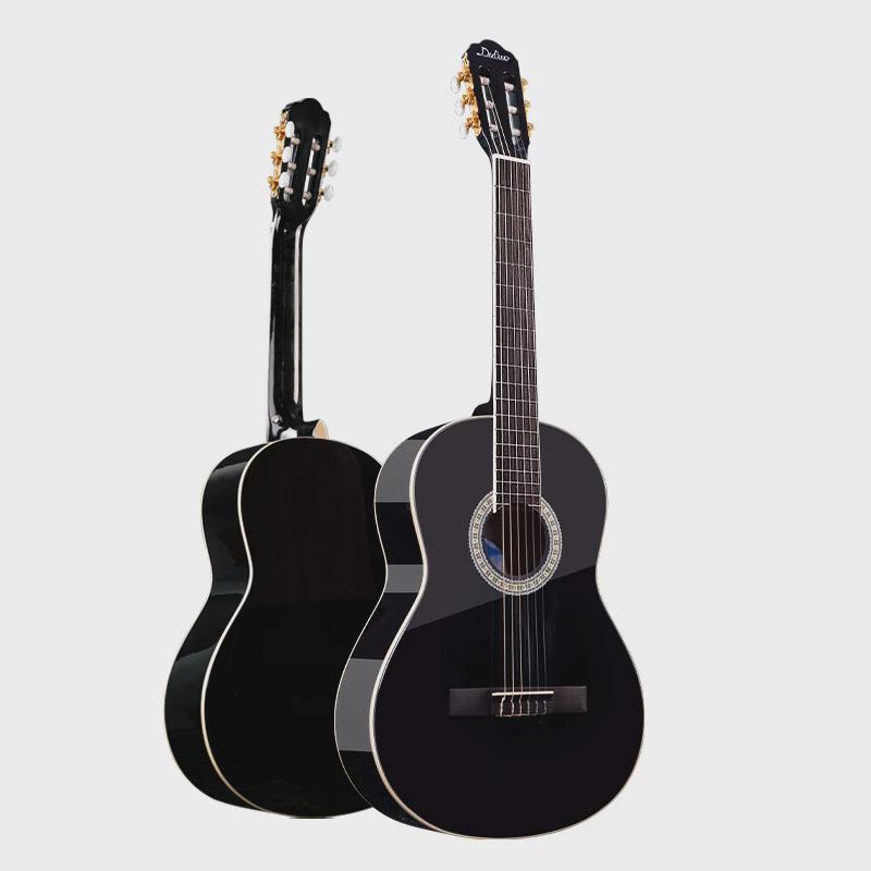 古典木吉他39寸云杉桃花芯亮光古典吉他guitar成人吉它级演奏乐器