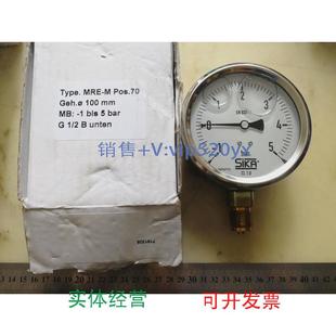 MPOS.60 DIA100 5BAR 现货供应德国SIKA抗震压力表MRE