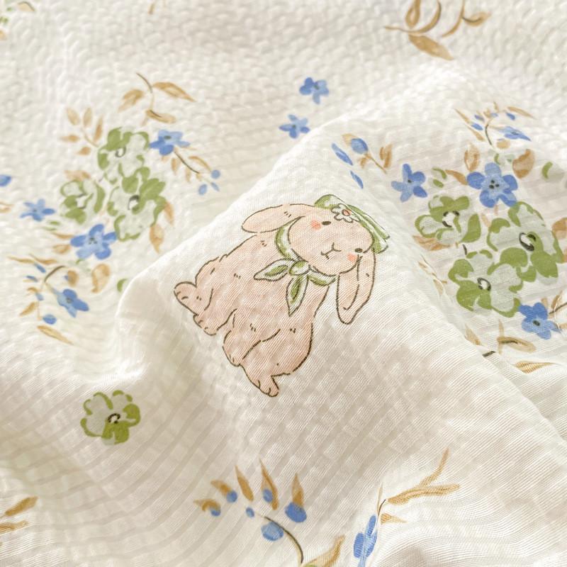 热销夏季爆款云朵棉凉感夏被凉感丝夏被四件套三件套水洗夏凉被空