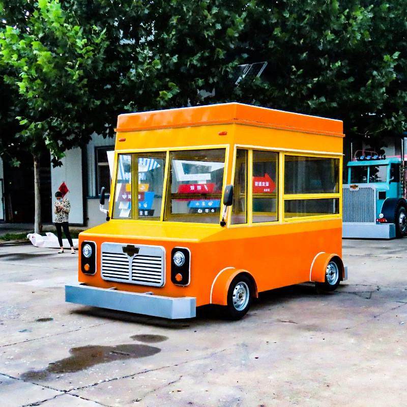 餐车保温美食车夜市移动手推摆摊房车电动四轮多功能地摊小吃流动