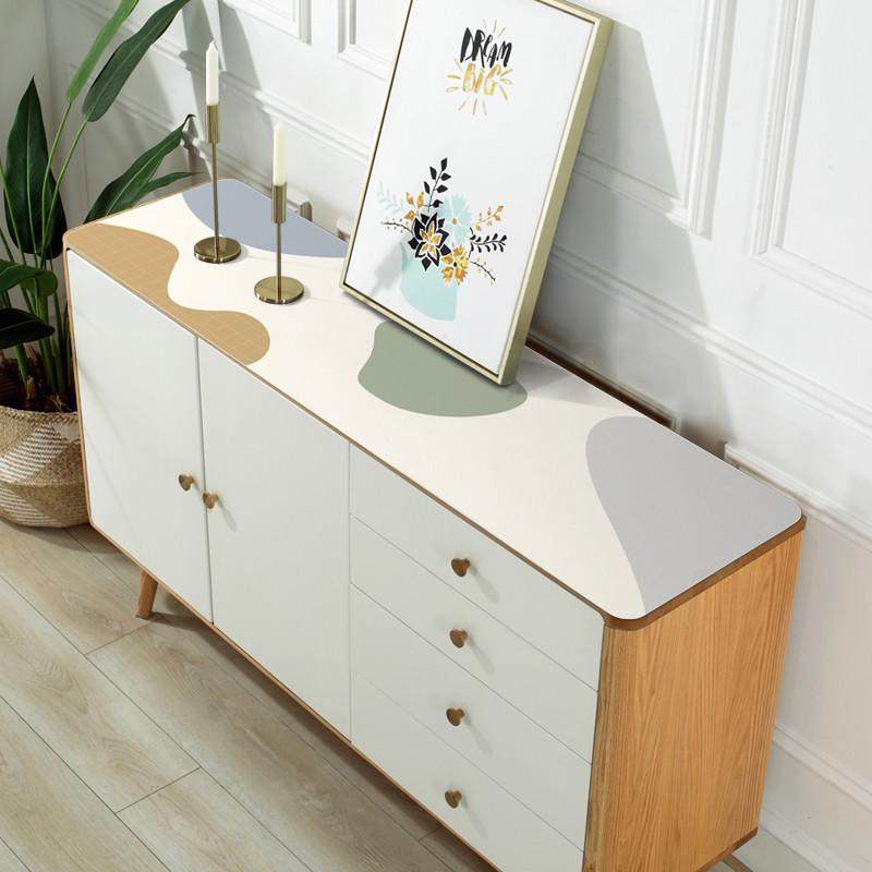 1map鞋柜垫子玄关台面防水防油免洗桌布pvc皮桌垫茶几电视柜硅胶