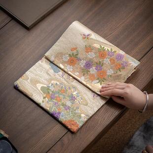 热销西隔热垫织长款百搭茶席家用干泡茶垫手工防水茶桌布阵茶桌旗