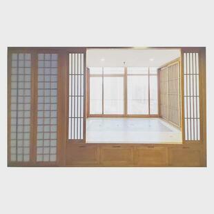 榻榻米床衣柜一体日式全实木小户型加工儿童房间全屋定制塌塌米