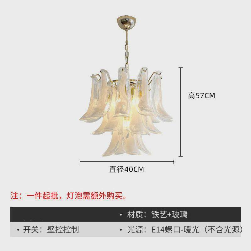简约大气客厅吊灯美式云雾玻璃法式卧室灯别墅餐厅高级感轻奢灯具,家装灯饰光源,餐厅吊灯,淘宝优惠券,粉丝福利购,淘宝优惠卷