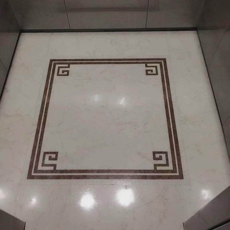 轻奢电梯轿厢地板易耐磨耐脏防水pvc地垫清洁地毯来图定制图案
