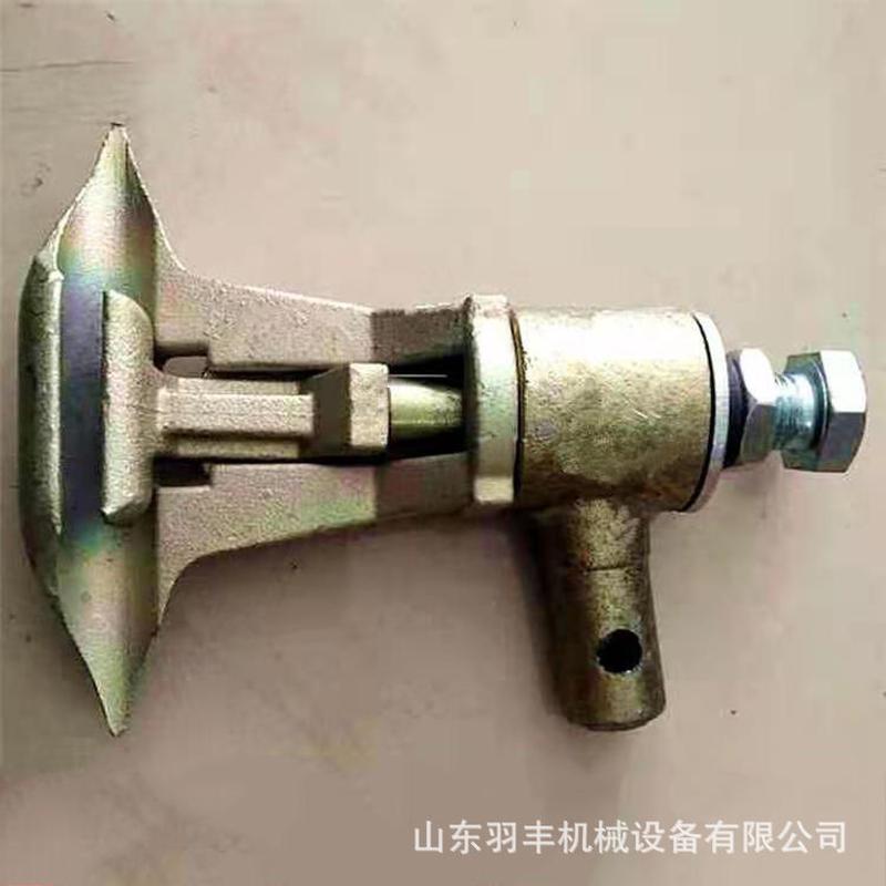 羽丰牌矿用吊椅抱索器游乐缆车卡簧式抱索器卡箍式滑道配件