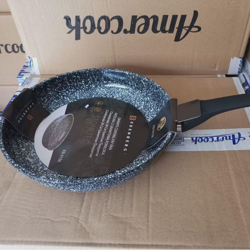 陶瓷煎盘麦饭石时尚不粘锅具宝宝辅食锅套组麦饭石厨具平底锅