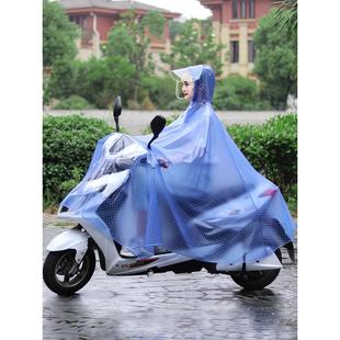 ll雨衣女全身男电动车长款 雨 防暴雨成人透明骑行遮脚单人2021新款