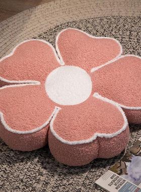 2o6x枕头床上靠枕床头靠垫学生宿舍靠背坐垫护腰花朵抱枕沙发客厅