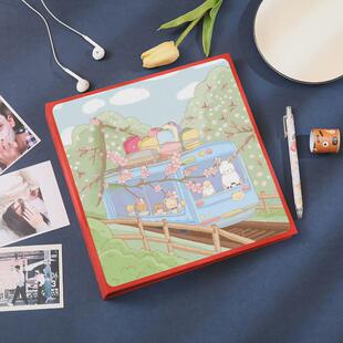 插页式相册可写字diy5寸6本成长儿童宝宝手账日记记录纪念册集