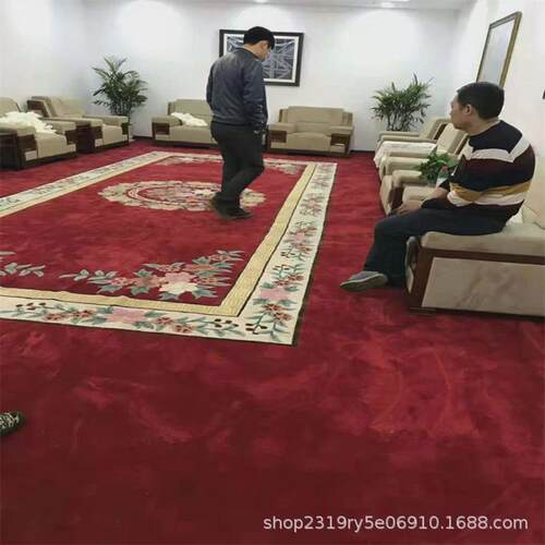 厂家羊毛定制logo腈纶地毯工程满铺电梯宾馆酒店会议室欢迎光临