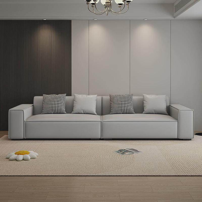 意式极简方块沙发现代简约豆腐块沙发轻奢客厅小户型直排卧室沙发
