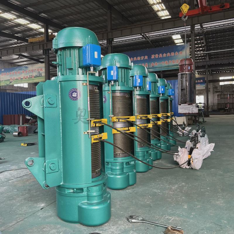 5吨单速起重葫芦cd1型5t12m吊钩钢丝绳电动葫芦