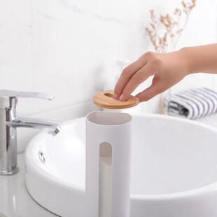 3bsa化妆棉收纳盒棉自动抽取湿敷壁挂式置物架浴室挂墙放卸妆棉的