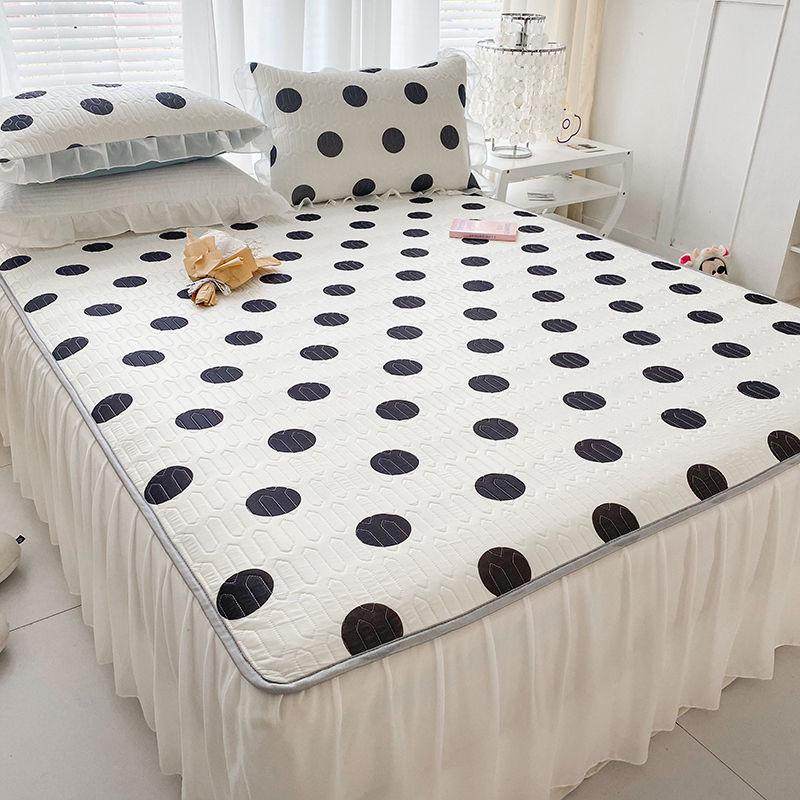 夏季裸睡冰丝凉席床裙款三件套1.5m1.8m可水洗折叠空调软席子,床上用品,乳胶席,淘宝优惠券,粉丝福利购,淘宝优惠卷