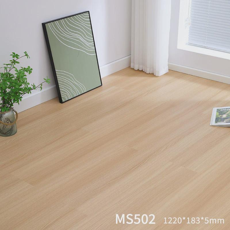 工程塑锁扣地板5mm全新料家用商用石防烫加厚卡扣式木纹spc地板