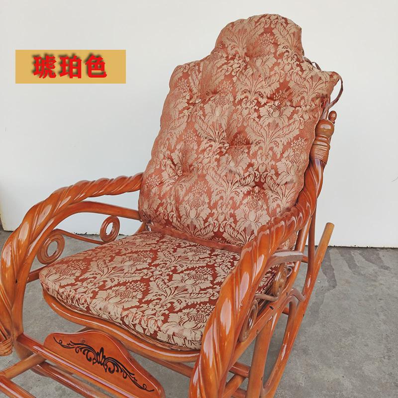 1vpr可拆洗藤摇椅躺椅坐垫棉垫摇摇椅藤椅座垫逍遥椅靠垫通用一体