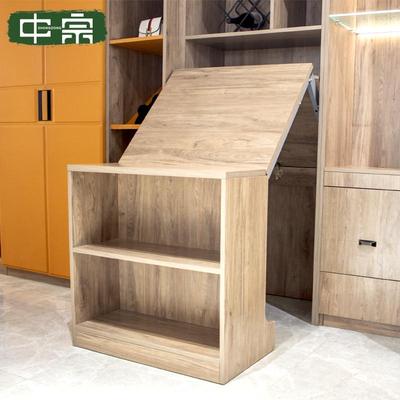 上翻式隐藏折叠桌餐桌五金配件多功能隐形可伸缩书桌酒柜推拉轨道