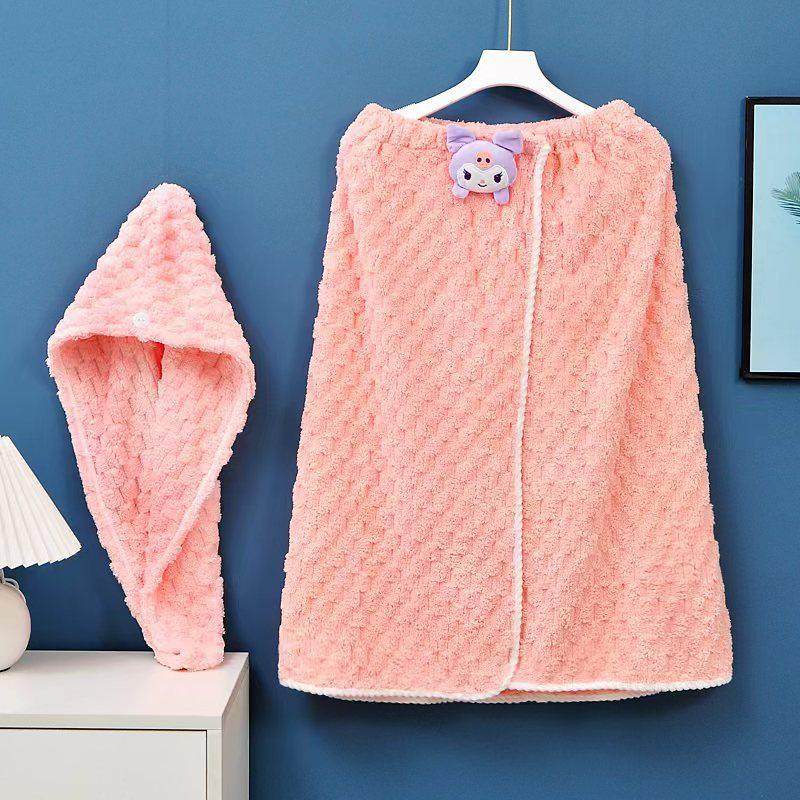 可穿可裹浴巾套装魔术贴浴裙成人家用快干吸水洗澡浴巾可爱浴裙,居家布艺,浴巾,淘宝优惠券,粉丝福利购,淘宝优惠卷