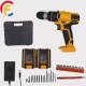 21v冲击款 手电钻电动工具 有刷手电钻电钻电动螺丝刀家用充电式