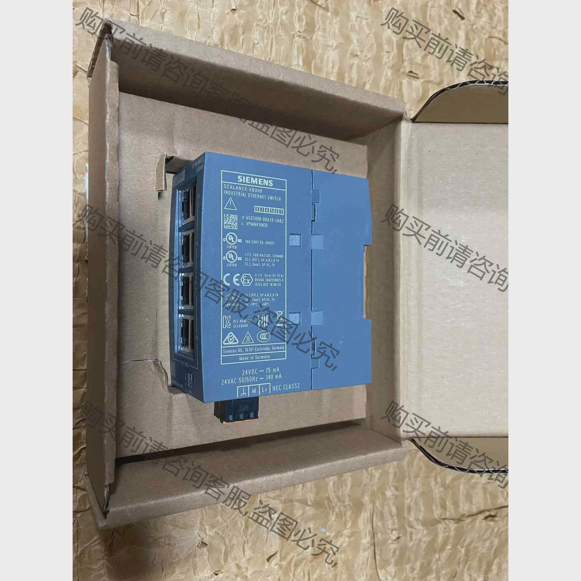 议价6GK5008-0BA10-1AB2 西门子XB008交换机 拍前议价